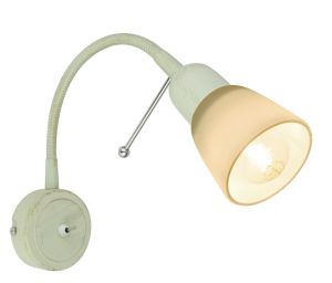 Бра регулируемое LETTURA бело-золотой E14 1*40W 220V A7009AP-1WG ― ТРИ ПЛАФОНА