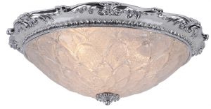 Потолочная люстра TORTA LUX хром/белый E27 3*60W 220V арт.A7136PL-3WH ― ТРИ ПЛАФОНА