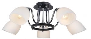 Потолочная люстра FIORENTINO черный/хром E14 5*40W A7144PL-5BK ― ТРИ ПЛАФОНА