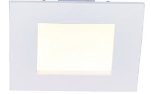Встраиваемый светильник светодиодный RIFLESSIONE белый LED 1*8W 640Lm 3000K A7408PL-1WH ― ТРИ ПЛАФОНА