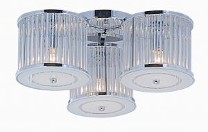 Потолочный светильник GLASSY хром E14 3*40W A8240PL-3CC ― ТРИ ПЛАФОНА