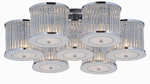 Потолочная люстра GLASSY хром E14 7*40W A8240PL-7CC ― ТРИ ПЛАФОНА