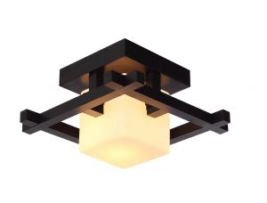 Настенно-потолочный WOODS шоколадный/белый E27 1*60W 220V арт.A8252PL-1CK ― ТРИ ПЛАФОНА