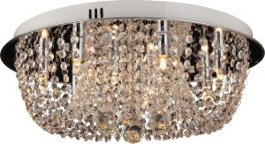 Потолочная люстра хрустальная CINCIN хром G9 9*40W A8354PL-9CC ― ТРИ ПЛАФОНА