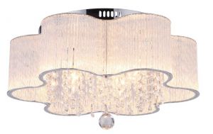 Потолочная люстра DILETTO хром/прозрачный/хрусталь E14 4*40W 220V A8565PL-4CL ― ТРИ ПЛАФОНА