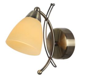 Бра декоративное PANNA античная бронза/бежевый E14 1*40W 220V арт.A8612AP-1AB ― ТРИ ПЛАФОНА
