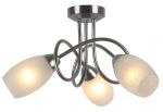 Потолочная люстра MUTTI матовое серебро/белый E14 3*40W 220V арт.A8616PL-3SS