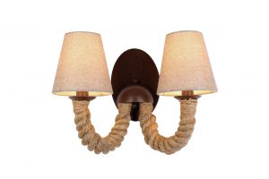 Бра Corda A8958AP-2BR  ― ТРИ ПЛАФОНА