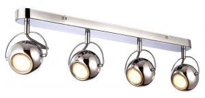 Спот четыре лампы SPIA хром GU10 4*50W 220V арт.A9128PL-4CC ― ТРИ ПЛАФОНА