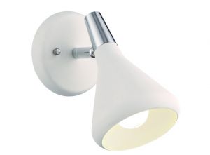 Спот одна лампа CICLONE белый/хром E14 1*40W 220V арт.A9154AP-1WH ― ТРИ ПЛАФОНА