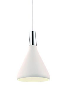 Подвесной светильник CICLONE белый/хром E27 1*60W 220V арт.A9154SP-1WH ― ТРИ ПЛАФОНА