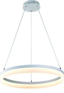 Подвесной светильник светодиодный ROTONDO белый LED 1*36W 220V 2300Lm 3000K A9306SP-1WH ― ТРИ ПЛАФОНА
