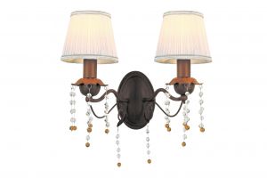 Бра Medici A9468AP-2BR  ― ТРИ ПЛАФОНА