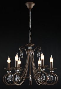 Подвесная люстра "свечи" Elegant 12 ARM280-06-R ― ТРИ ПЛАФОНА