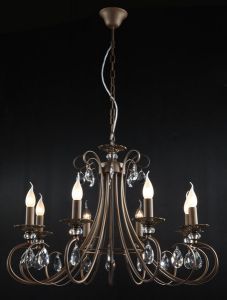 Подвесная люстра "свечи" Elegant 12 ARM280-08-R ― ТРИ ПЛАФОНА