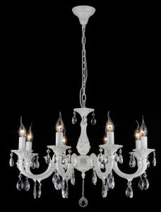 Подвесная люстра "свечи" Elegant 56 ARM339-08-W ― ТРИ ПЛАФОНА