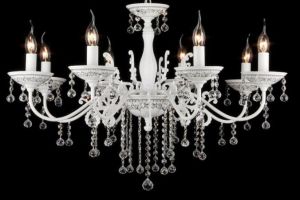 Подвесная люстра "свечи" Elegant 43 ARM386-08-W ― ТРИ ПЛАФОНА