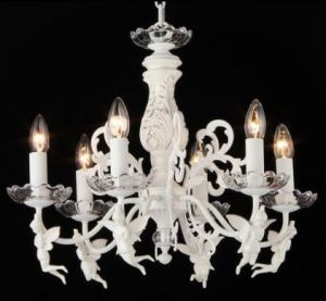Подвесная люстра "свечи" Elegant 44 ARM392-06-W ― ТРИ ПЛАФОНА