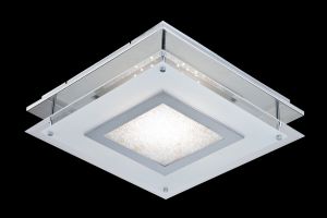Настенно-потолочный светильник светодиодный Descartes хром LED 17,5W 220V арт. CL214-01-R ― ТРИ ПЛАФОНА