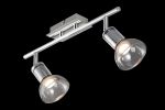 Спот светодиодный два плафона Аxion хром LED 2*4W 220V арт. ECO003-02-N