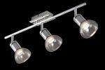 Спот светодиодный три плафона Аxion хром LED 3*4W 220V арт. ECO003-03-N