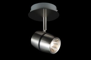 Спот светодиодный один плафон Meson никель LED 1*5W 220V арт. ECO004-01-N ― ТРИ ПЛАФОНА