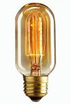 Лампа накаливания ретро BULBS циллиндрическая, прозрачный E27 60W 220V 350Lm 2700K арт.ED-T45-CL60
