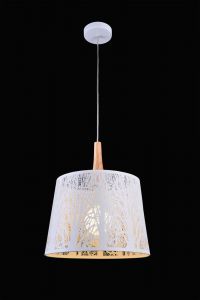 Подвесной светильник Lantern белый E27 1*40W 220V арт. F029-01-W ― ТРИ ПЛАФОНА