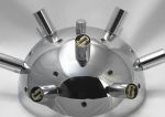 Потолочная люстра LOFT хром/матовый медный G9 9*40W 220V арт.LSA-5917-09