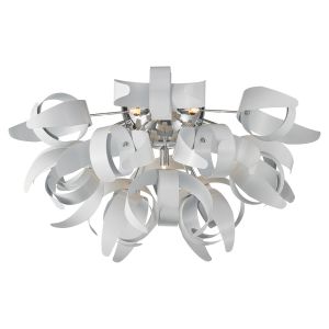 Потолочная люстра LOFT хром/белый G9 9*40W 220V арт.LSA-5927-09 ― ТРИ ПЛАФОНА