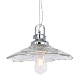 Подвесной светильник LOFT хром/прозрачный E27 1*60W 220V арт.LSP-0204 ― ТРИ ПЛАФОНА