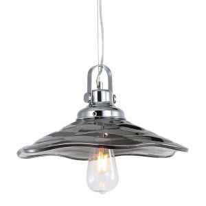 Подвесной светильник LOFT хром/дымчатый E27 1*60W 220V арт.LSP-0205 ― ТРИ ПЛАФОНА