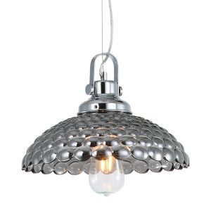 Подвесной светильник LOFT хром/дымчатый E27 1*60W 220V арт.LSP-0208 ― ТРИ ПЛАФОНА