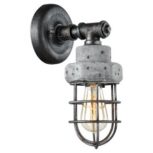Бра декоративное LOFT черный с серебром/серый E27 1*60W 220V арт.LSP-9103 ― ТРИ ПЛАФОНА