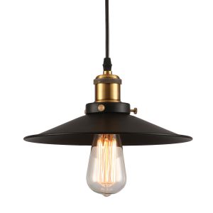 Подвесной светильник LOFT черный/латунь E27 1*60W 220V арт.LSP-9600 ― ТРИ ПЛАФОНА