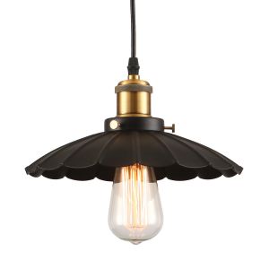 Подвесной светильник LOFT черный/латунь E27 1*60W 220V арт.LSP-9602 ― ТРИ ПЛАФОНА